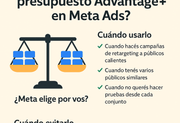 Cuándo usar presupuesto Advantage+ en campañas de Meta Ads